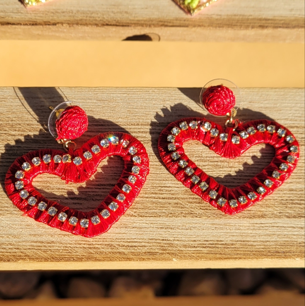 I Love You Heart Earrings